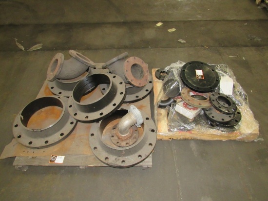 (Qty - 15) Steel Pipe Flanges-