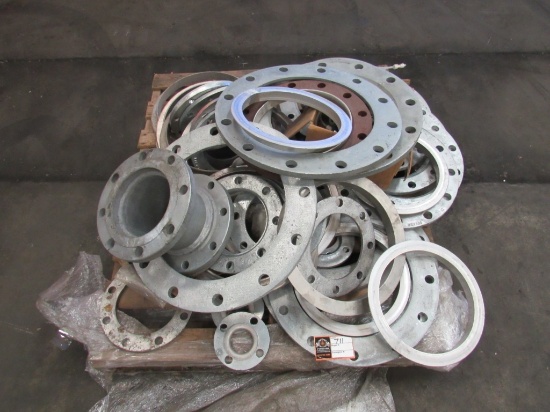 (Qty - 60) Galvanized Steel Pipe Flanges-