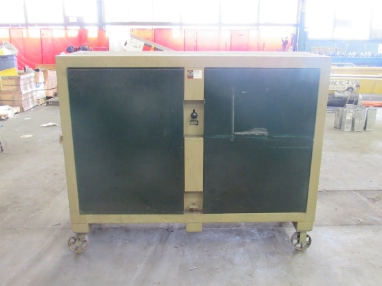 Rolling Job Cabinet and Contents-