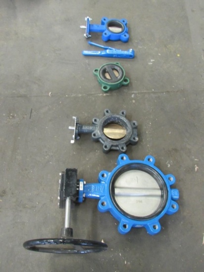 (Qty - 6) Butterfly Valves-