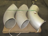 (Qty - 3) Stainless Steel Elbows-