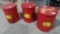 (Qty - 3) Oil Waste Cans-