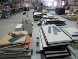 Assorted Cubical Walls and Parts-