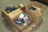 Assorted Computer Cords and Parts-