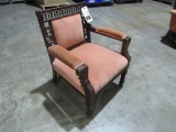 Rolling Antique Victorian Chair-