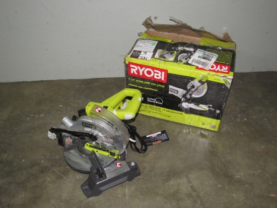 Ryobi 7-1/4" Miter Saw with Laser-