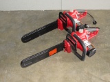 (Qty - 2) Homelite Corded Chainsaws-