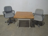 Office Chairs and Table-