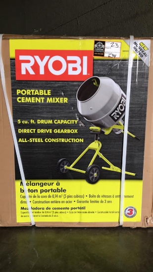 Ryobi Portable Cement Mixer-