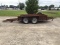 15' Equipment Trailer-