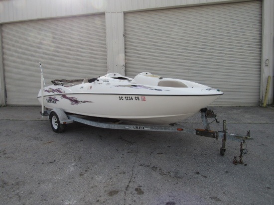 Yamaha Boat w/ Boat Trailer-