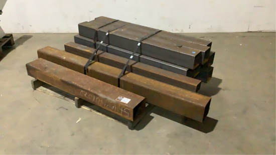 (qty - 13) Steel Square Tubing-