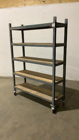 Custom Rolling Shelf-