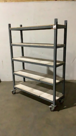 Custom Rolling Shelf-