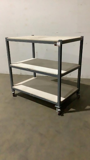Custom Rolling Shelf-