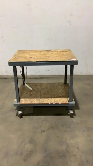 Custom Rolling Work Table-