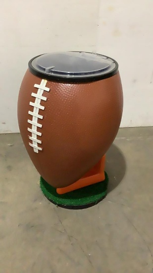 39" Football-Shaped Rolling Beverage Cooler-