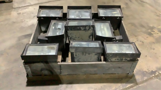 (qty - 9) Metal Halide Flood Lights-