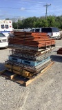 (approx qty - 20) Assorted Pallet Racking Grating-