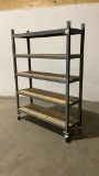 Custom Rolling Shelf-