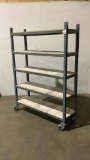 Custom Rolling Shelf-