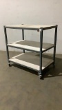 Custom Rolling Shelf-