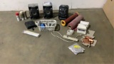 Stero, Faceshield, Plastic Wrap, and Staples-