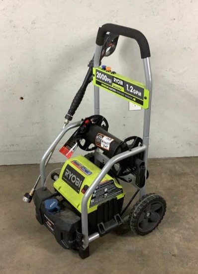 2000 PSI Ryobi Electric Pressure Washer-