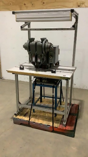 Double Head Rivet Machine w/ Table-