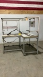 L Shape Work Table with Lights-