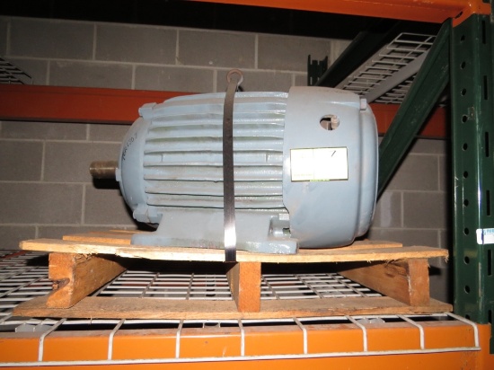 Unmarked 30 HP Electric Motor-