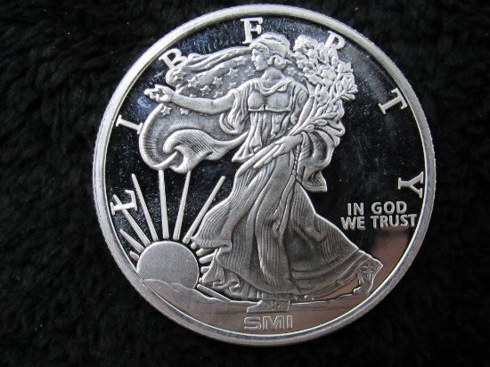 1 Troy Ounce Silver Eagle Round-