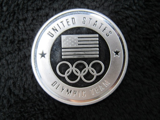 1 Troy Ounce US Olympic Silver Round-