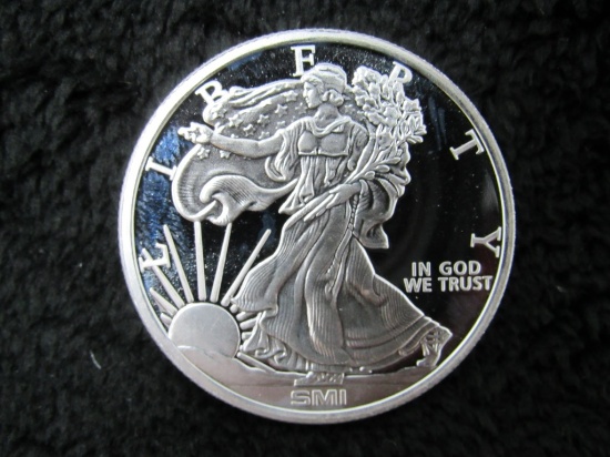 1 Troy Ounce Silver Eagle Round-