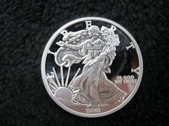 1 Troy Ounce Silver Eagle Round-