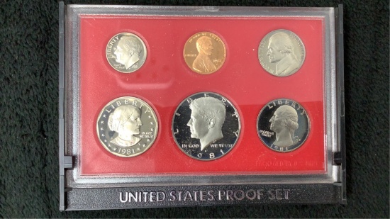 1981 U.S. Mint Proof Set-