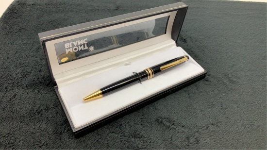 Mont Blanc Black/Gold Pen-