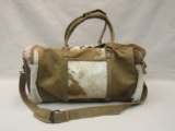 Caramel Full Cowhide Traveler Duffel New w/Tags