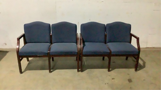 (Qty - 2) Double Waiting Room Chairs-