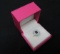 Brilliant 5.50 ct Sapphire & White Topaz Ring-