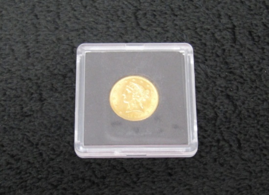 1907 $5 Dollar Gold Coin-