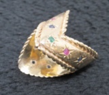 Mid 20th Century 14K Yellow Gold Custom Ring-