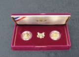 1977 W Franklin D Roosevelt Gold Proof Coin Set-