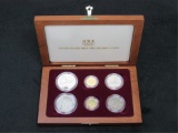 1992 US XXV Olympic 6 Coin Gold & Silver Proof Set