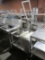 Rolling Stainless Steel Table With Peeler-