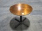Copper/ Wood round Table-