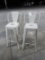 (Qty - 2) Metal Chairs-