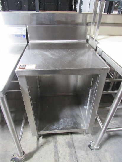 Stainless Steel Table With Storage Conpartment-