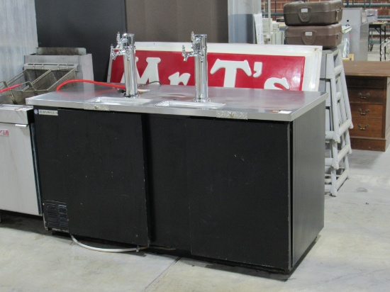 Beverage-Air Double Tap Kegerator Beer Dispenser-