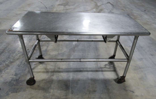 Stainless Steel Rolling Table-